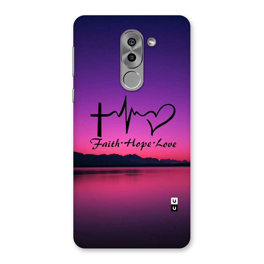 Faith Hope Love Evening Sky Back Case for Honor 6X