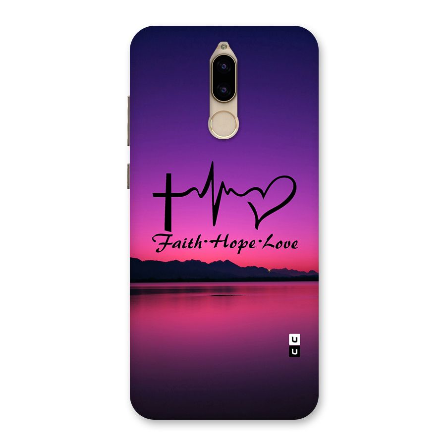 Faith Hope Love Evening Sky Back Case for Honor 9i