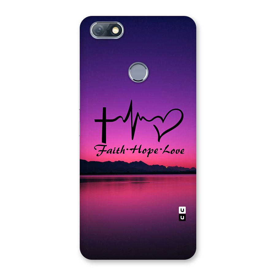 Faith Hope Love Evening Sky Back Case for Infinix Note 5