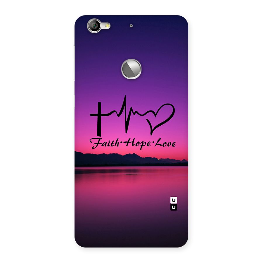 Faith Hope Love Evening Sky Back Case for LeTV Le 1s