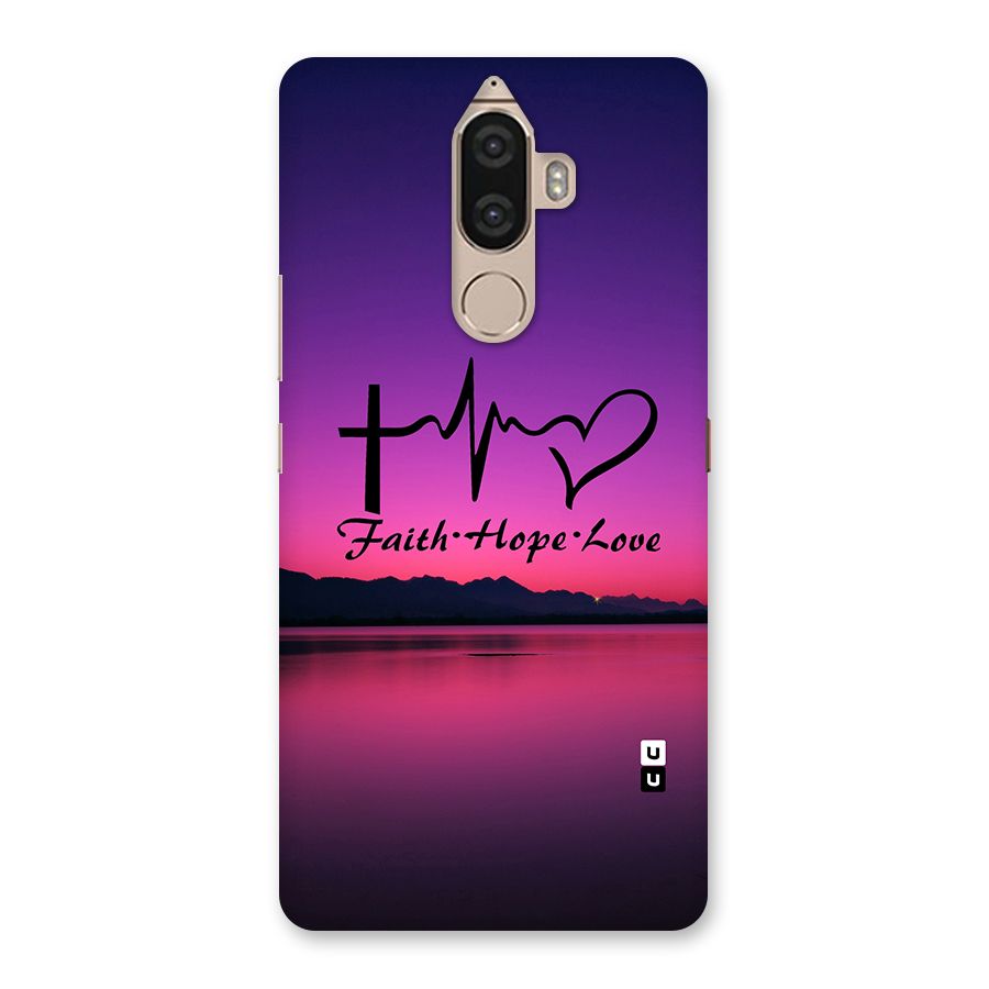 Faith Hope Love Evening Sky Back Case for Lenovo K8 Note