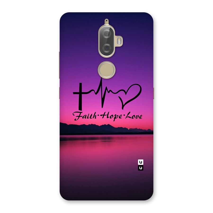 Faith Hope Love Evening Sky Back Case for Lenovo K8 Plus