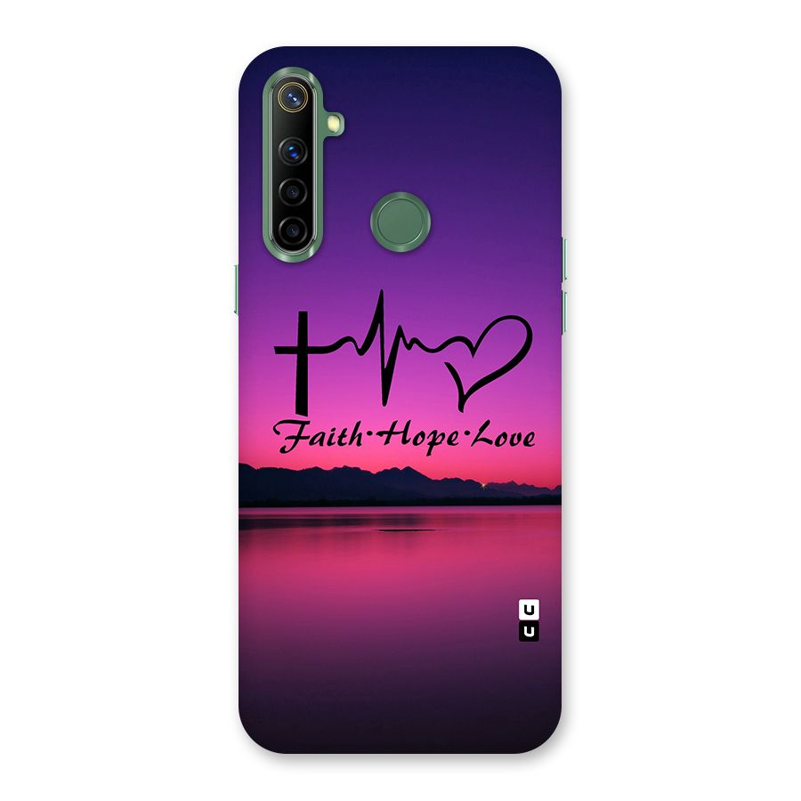Faith Hope Love Evening Sky Back Case for Realme Narzo 10