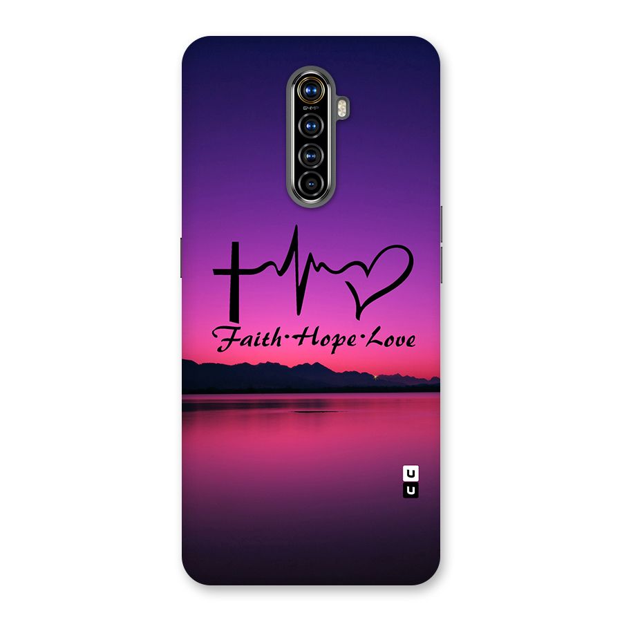 Faith Hope Love Evening Sky Back Case for Realme X2 Pro
