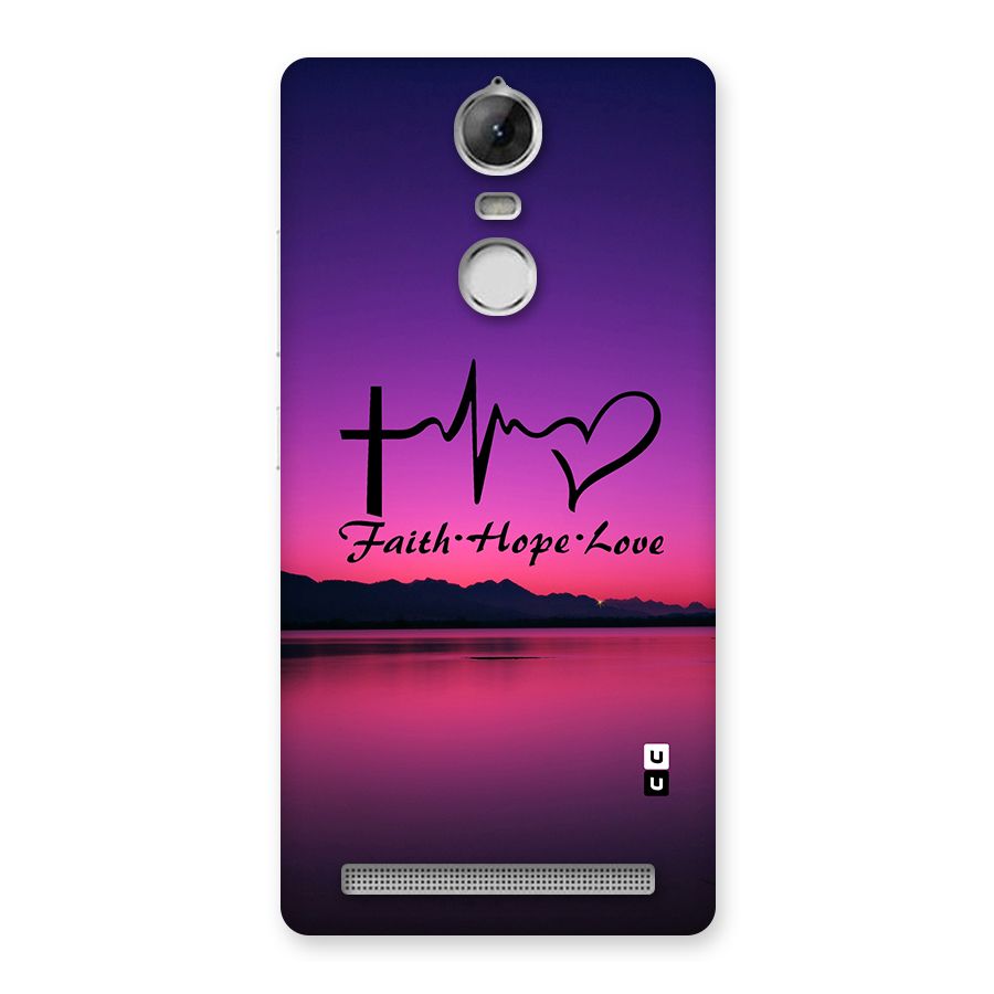 Faith Hope Love Evening Sky Back Case for Vibe K5 Note