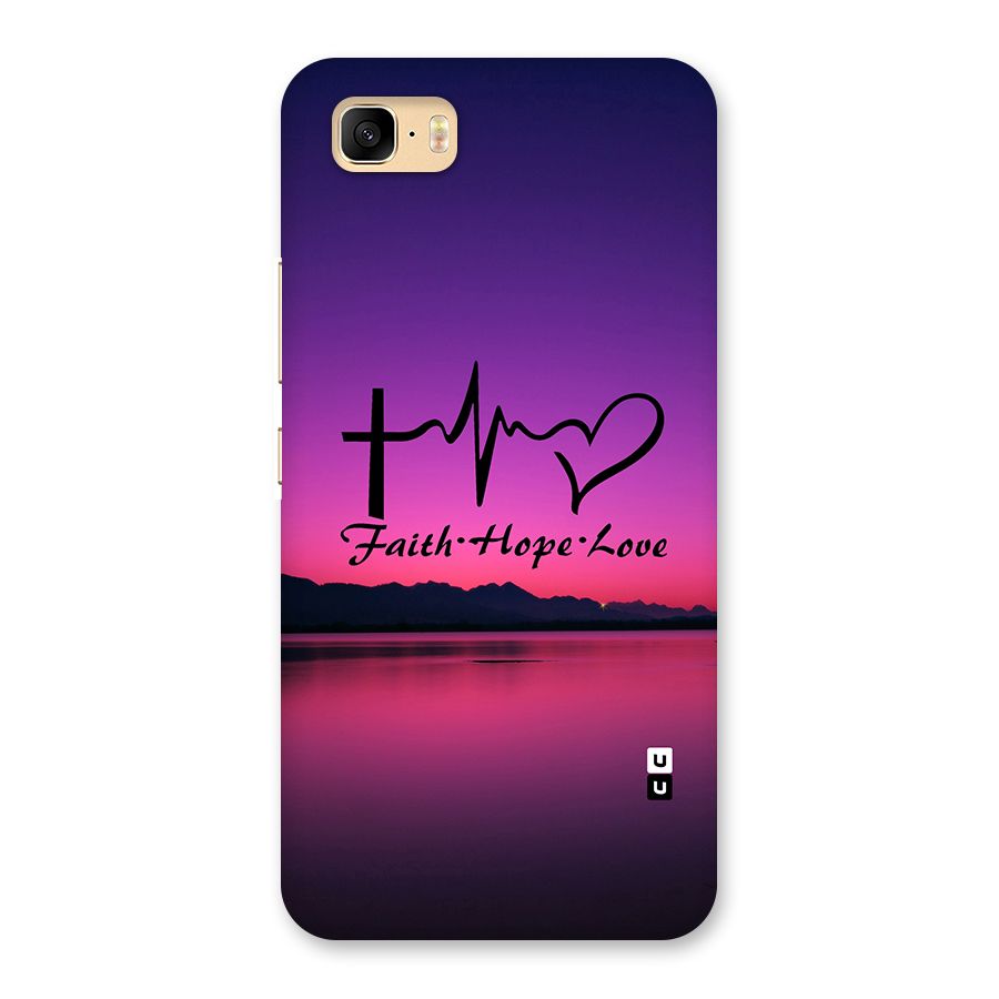 Faith Hope Love Evening Sky Back Case for Zenfone 3s Max