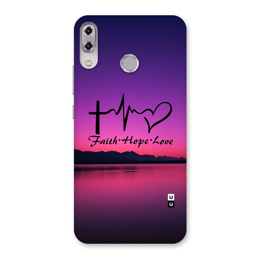 Faith Hope Love Evening Sky Back Case for Zenfone 5Z