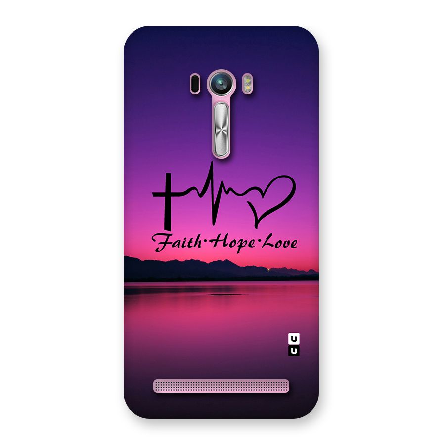 Faith Hope Love Evening Sky Back Case for Zenfone Selfie