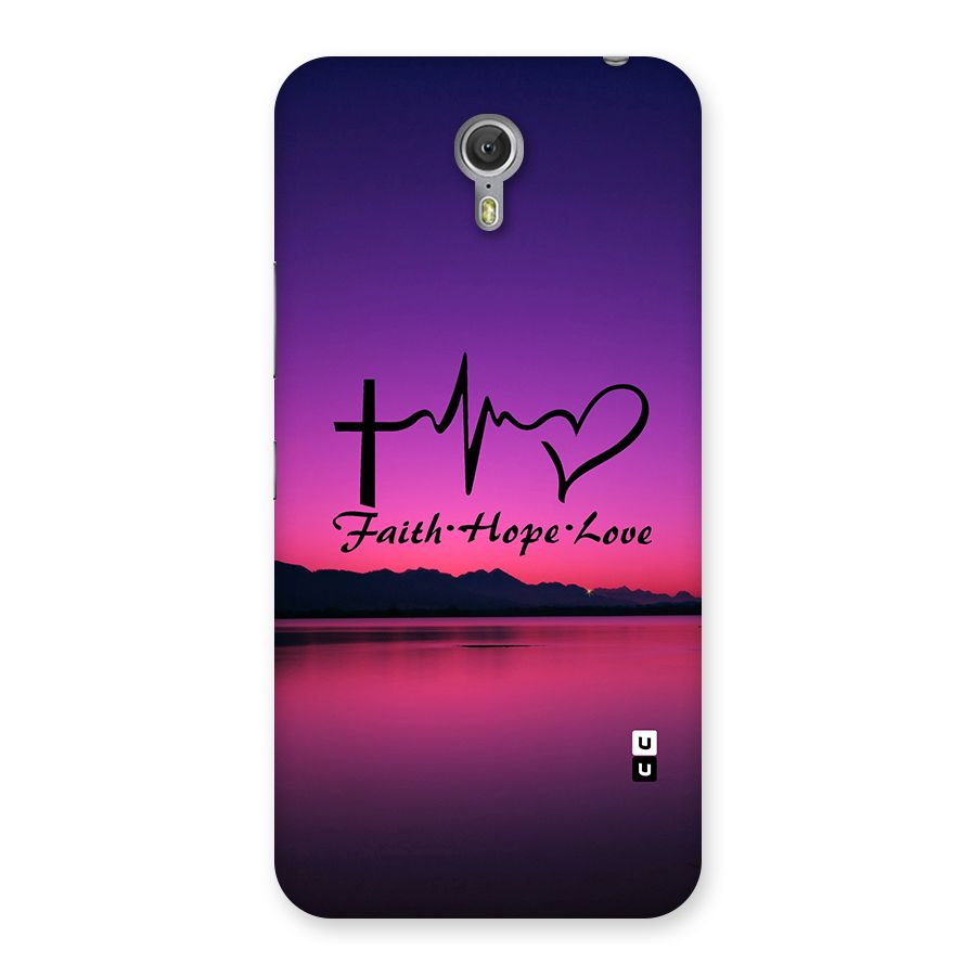 Faith Hope Love Evening Sky Back Case for Zuk Z1