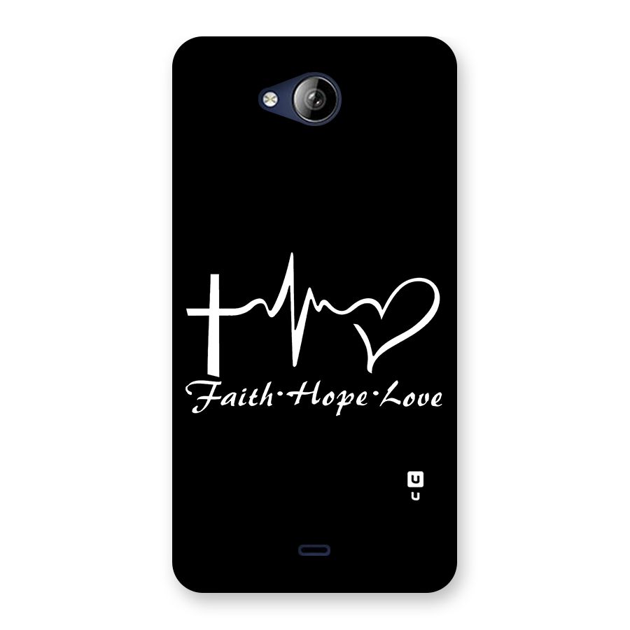 Faith Hope Love Heart Sign Back Case for Canvas Play Q355