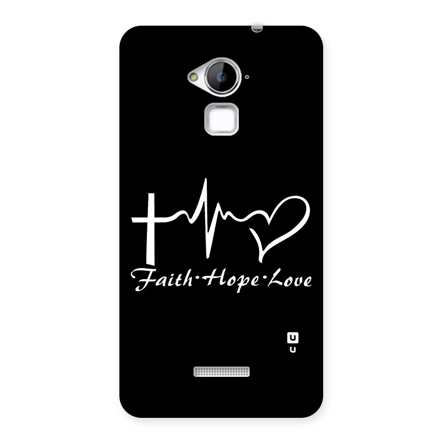 Faith Hope Love Heart Sign Back Case for Coolpad Note 3