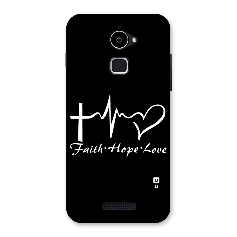 Faith Hope Love Heart Sign Back Case for Coolpad Note 3 Lite