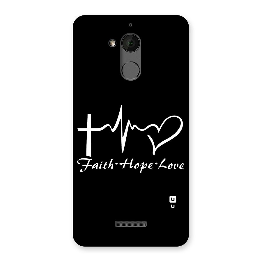 Faith Hope Love Heart Sign Back Case for Coolpad Note 5