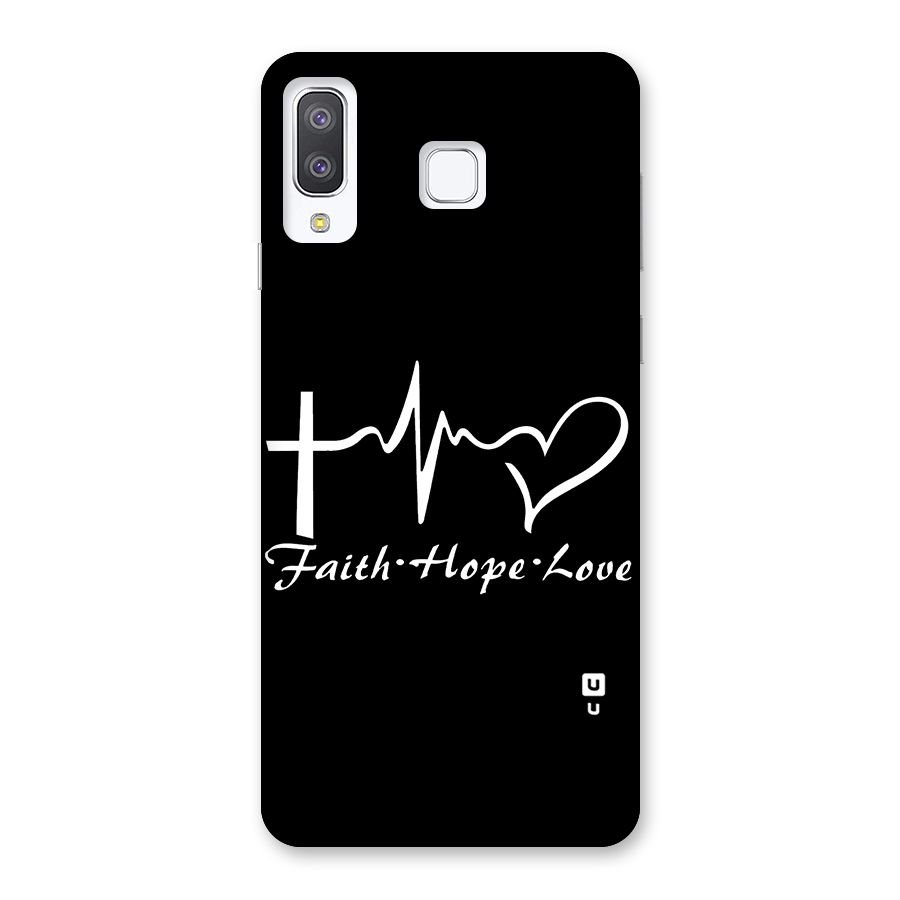 Faith Hope Love Heart Sign Back Case for Galaxy A8 Star