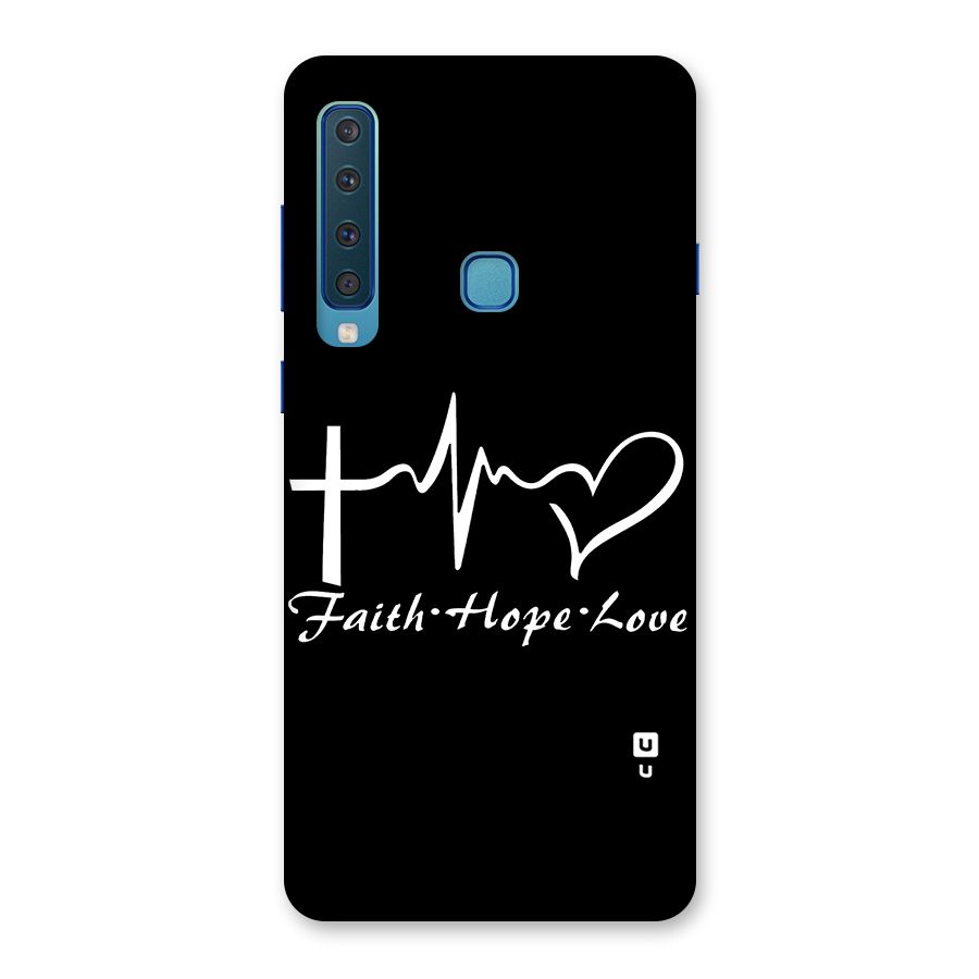 Faith Hope Love Heart Sign Back Case for Galaxy A9 (2018)