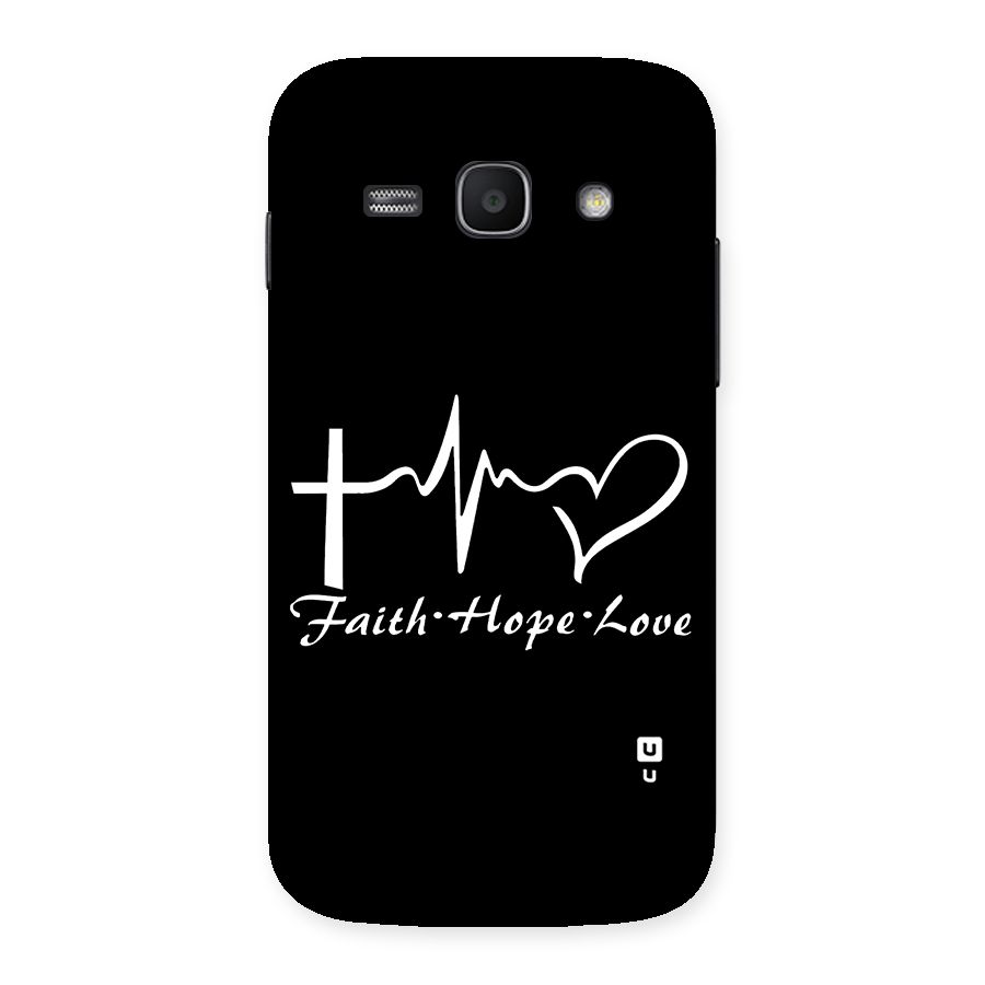 Faith Hope Love Heart Sign Back Case for Galaxy Ace 3