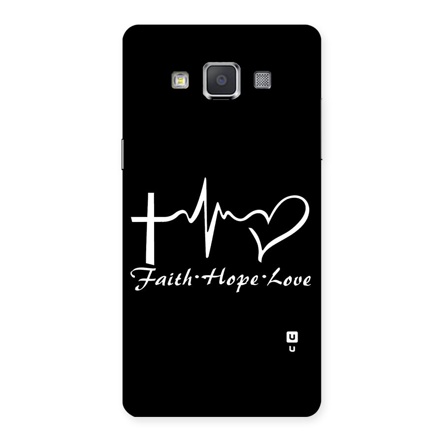 Faith Hope Love Heart Sign Back Case for Galaxy Grand Max