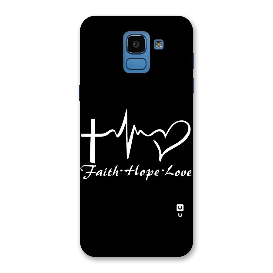 Faith Hope Love Heart Sign Back Case for Galaxy On6