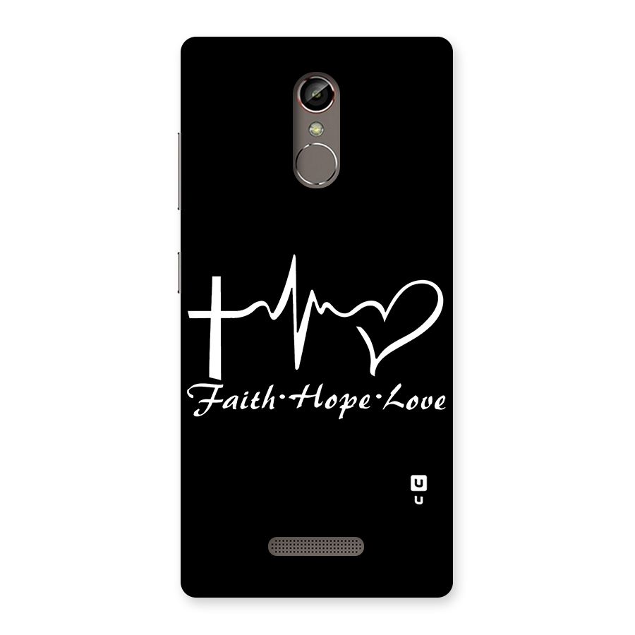 Faith Hope Love Heart Sign Back Case for Gionee S6s