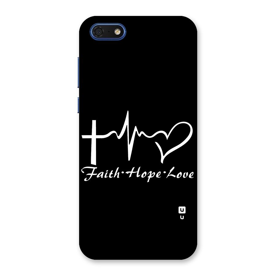 Faith Hope Love Heart Sign Back Case for Honor 7s