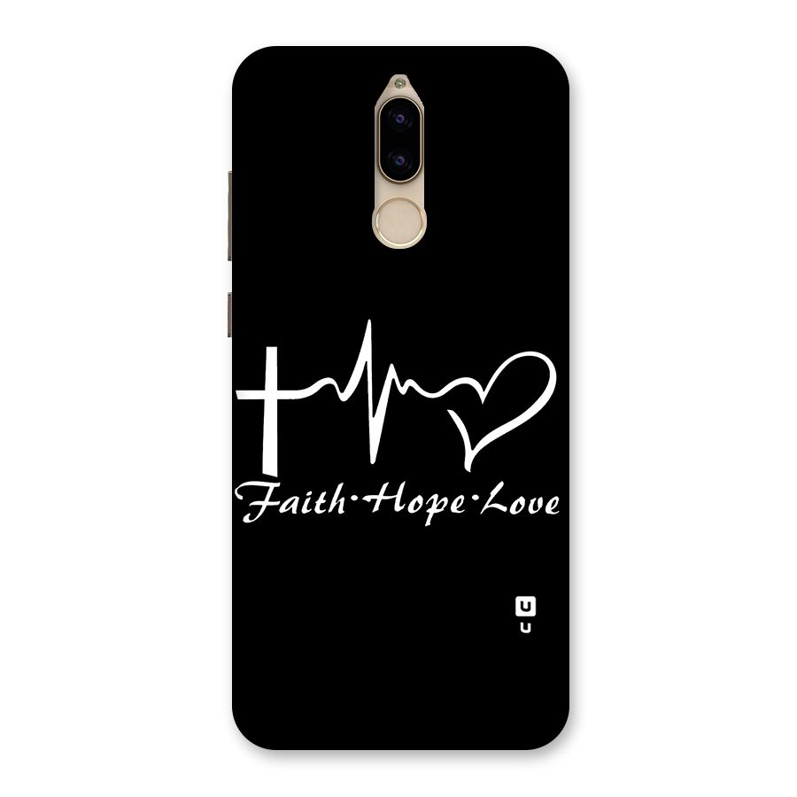 Faith Hope Love Heart Sign Back Case for Honor 9i