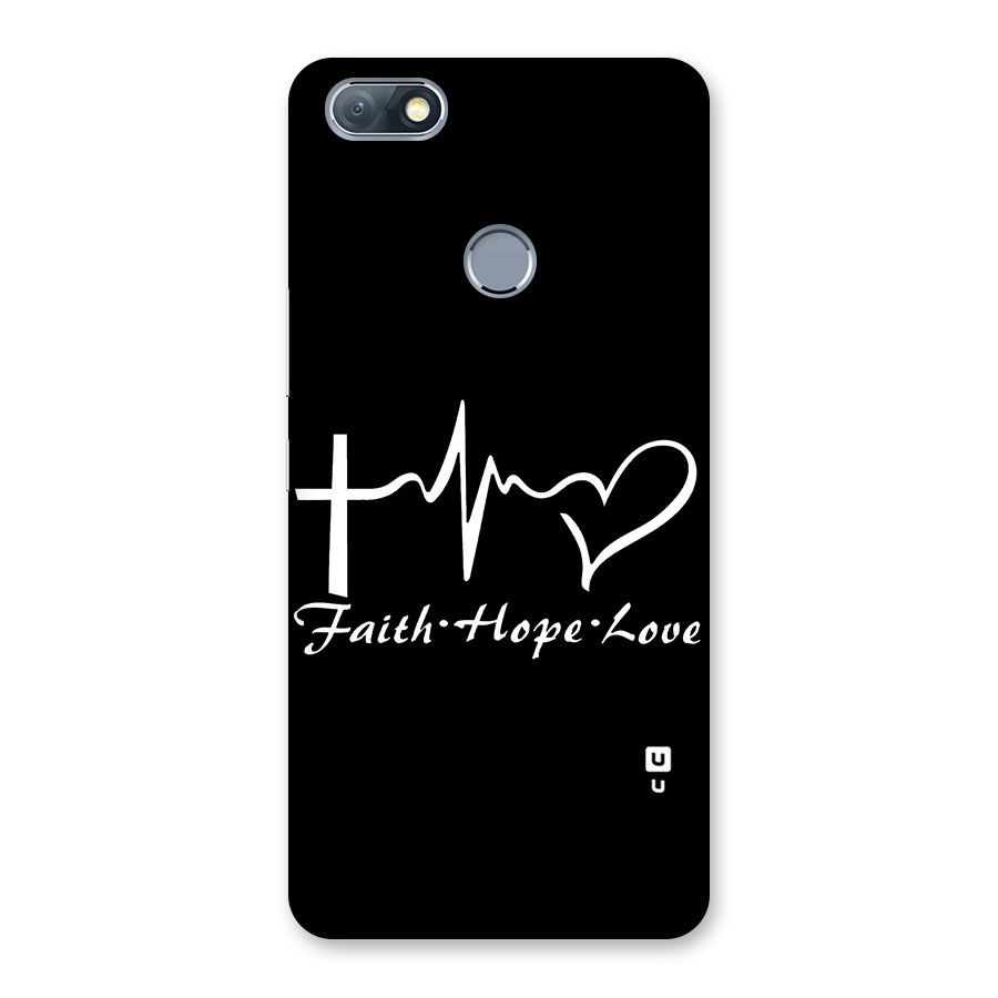 Faith Hope Love Heart Sign Back Case for Infinix Note 5