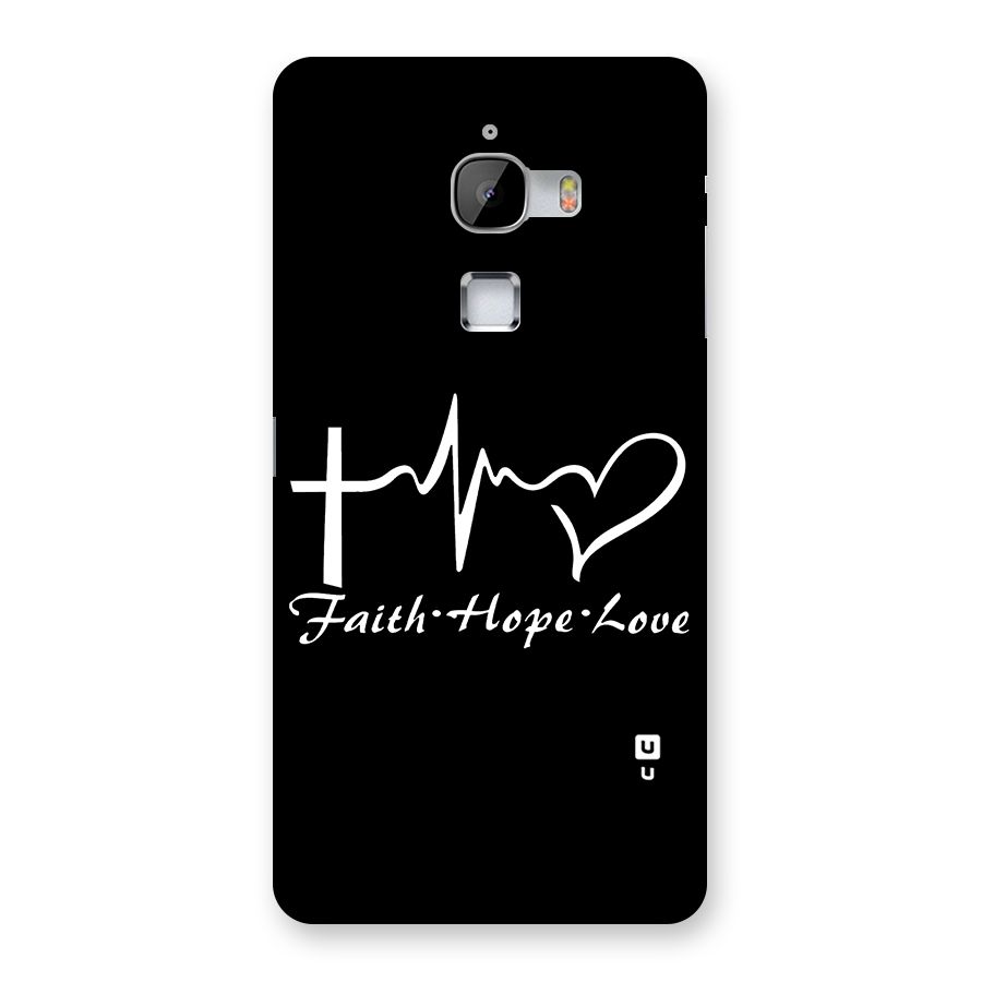 Faith Hope Love Heart Sign Back Case for LeTv Le Max