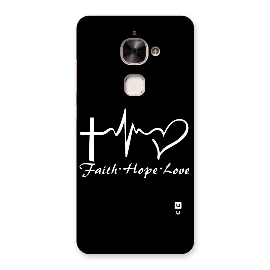 Faith Hope Love Heart Sign Back Case for Le 2
