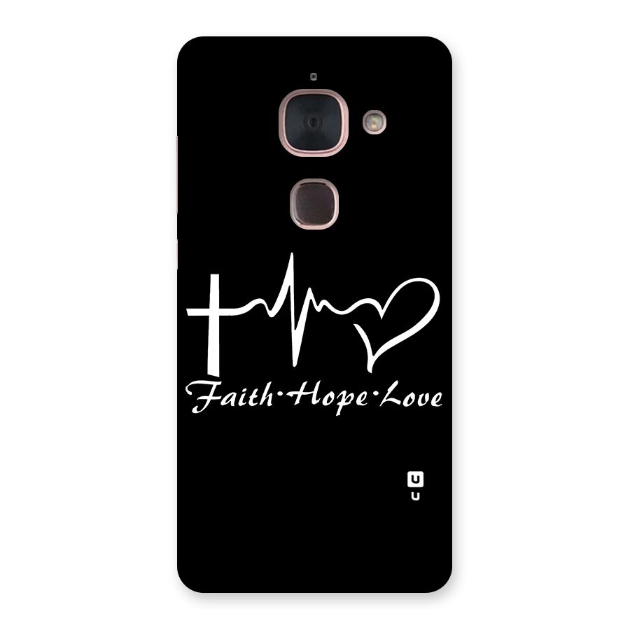 Faith Hope Love Heart Sign Back Case for Le Max 2