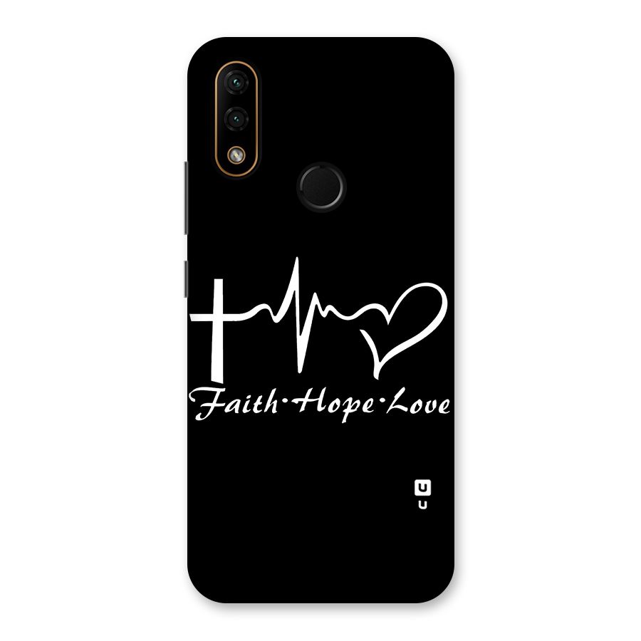 Faith Hope Love Heart Sign Back Case for Lenovo A6 Note