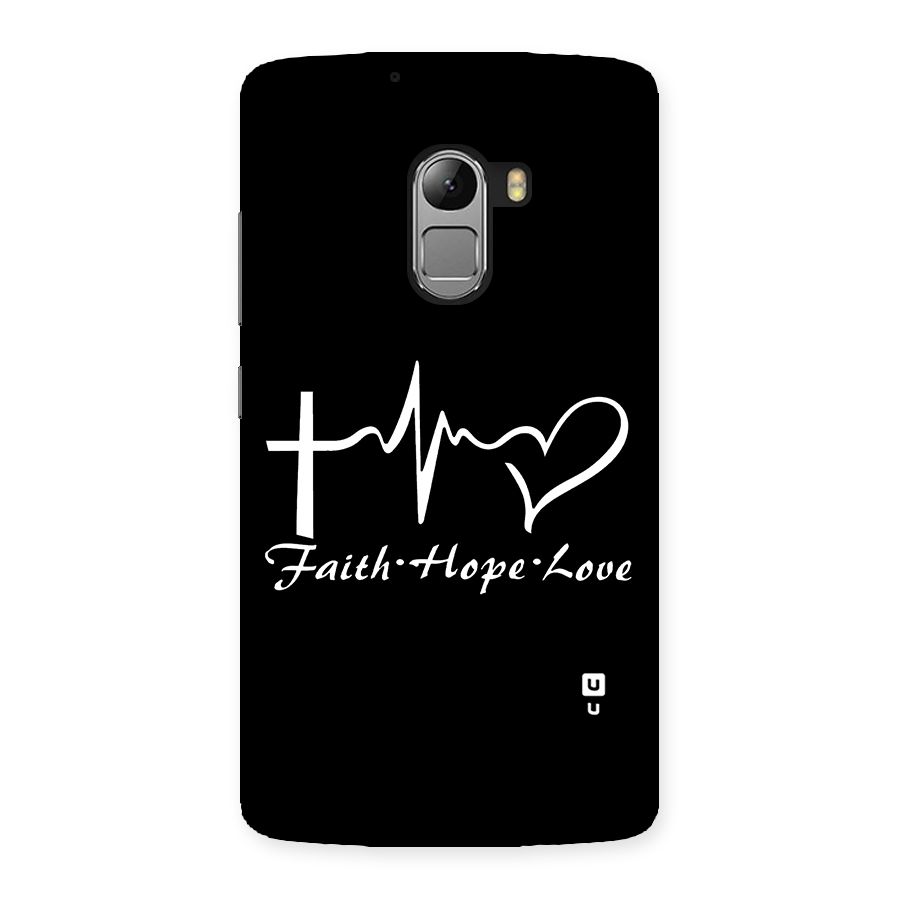 Faith Hope Love Heart Sign Back Case for Lenovo K4 Note