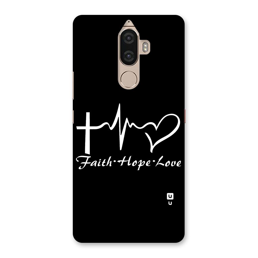 Faith Hope Love Heart Sign Back Case for Lenovo K8 Note