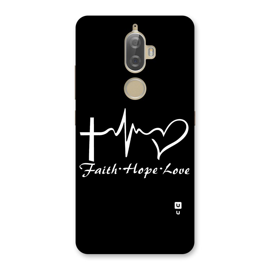 Faith Hope Love Heart Sign Back Case for Lenovo K8 Plus