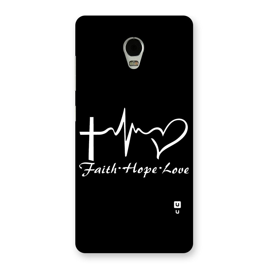 Faith Hope Love Heart Sign Back Case for Lenovo Vibe P1