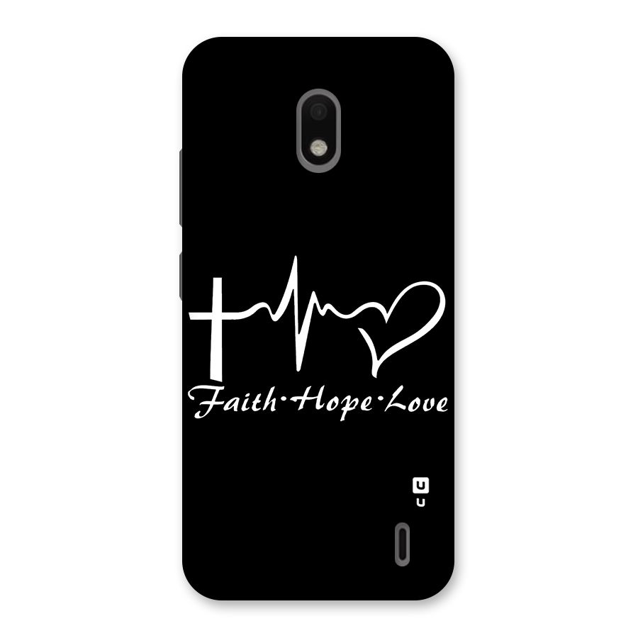 Faith Hope Love Heart Sign Back Case for Nokia 2.2