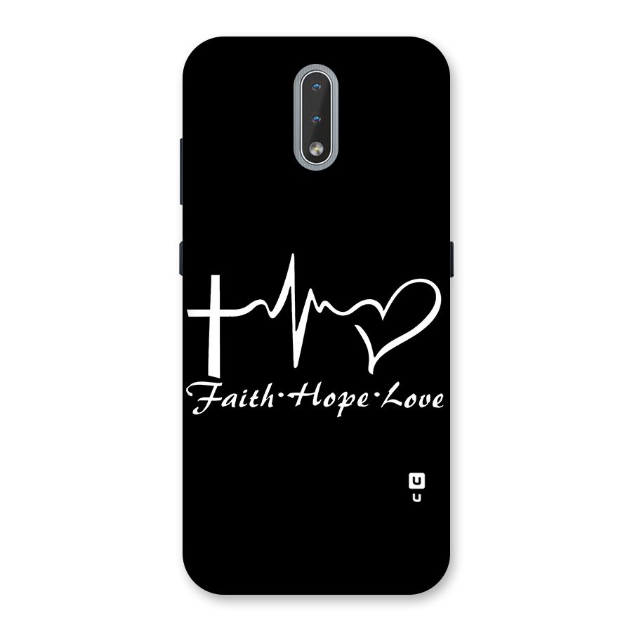 Faith Hope Love Heart Sign Back Case for Nokia 2.3