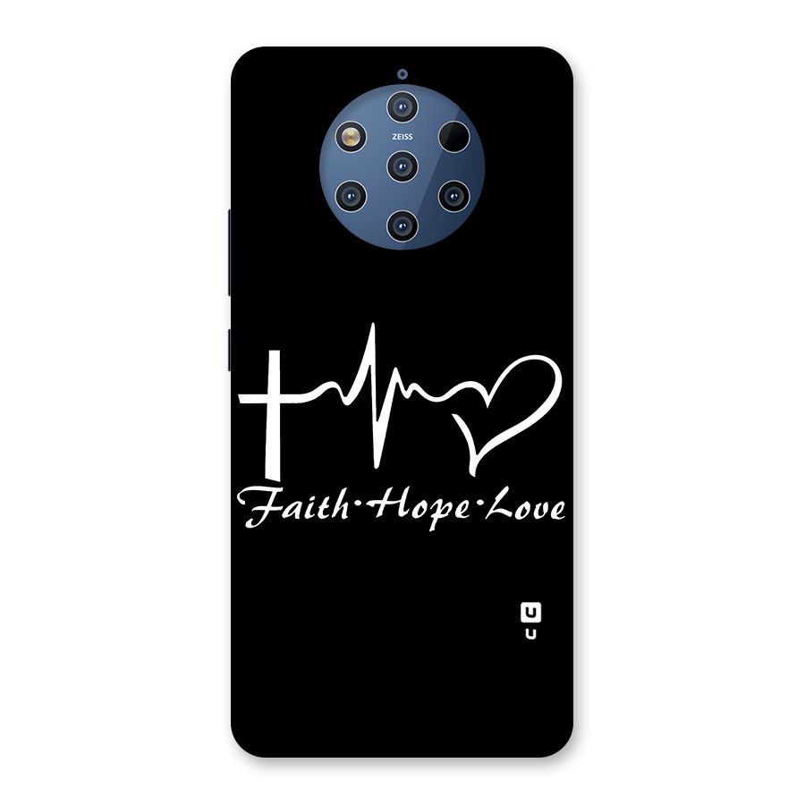 Faith Hope Love Heart Sign Back Case for Nokia 9 PureView