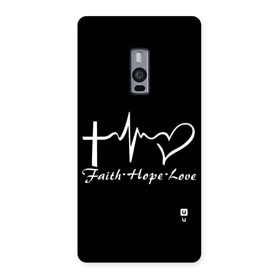 Faith Hope Love Heart Sign Back Case for OnePlus Two