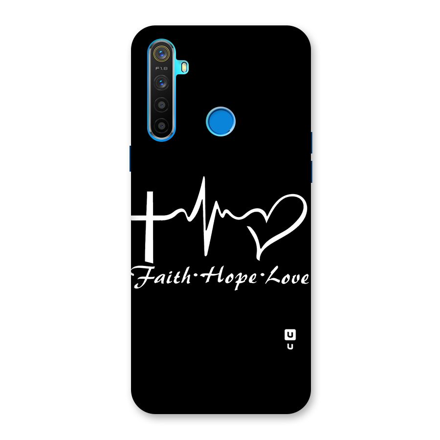 Faith Hope Love Heart Sign Back Case for Realme 5s