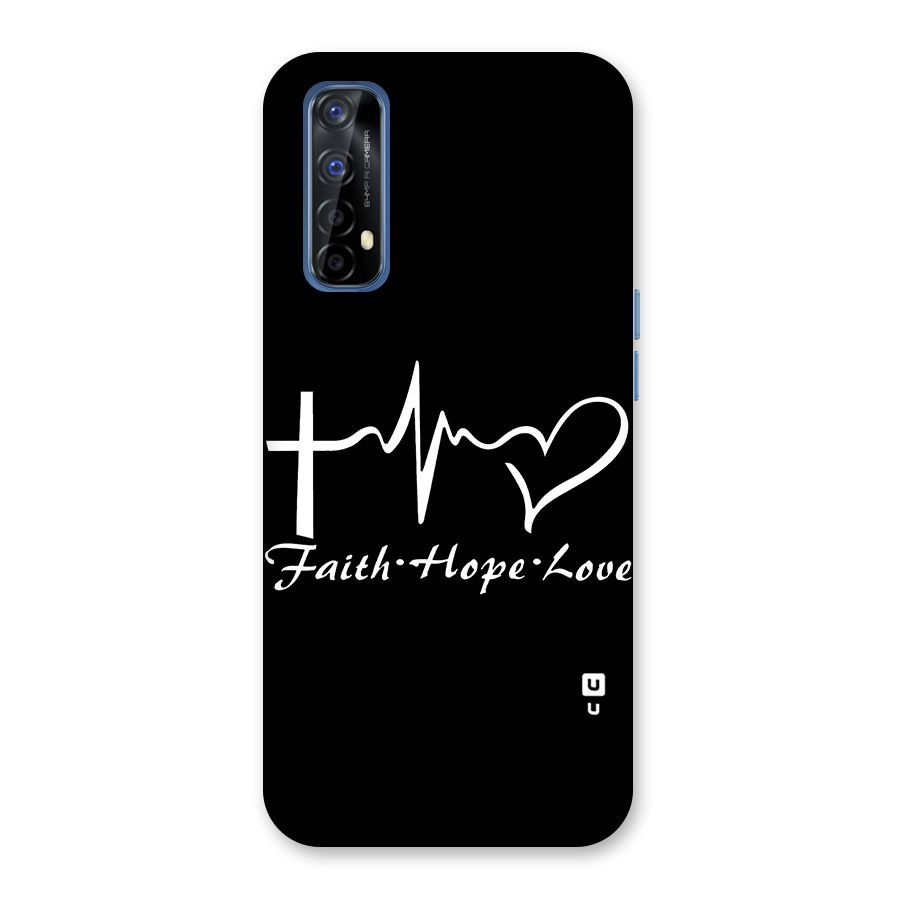 Faith Hope Love Heart Sign Back Case for Realme 7
