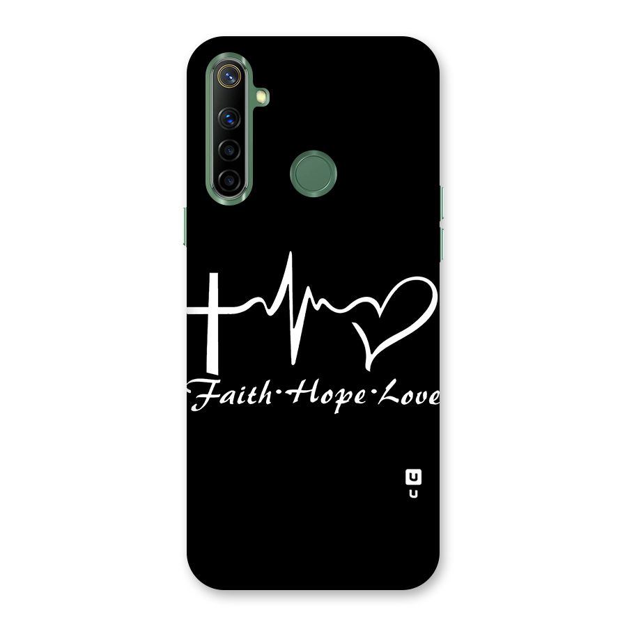 Faith Hope Love Heart Sign Back Case for Realme Narzo 10