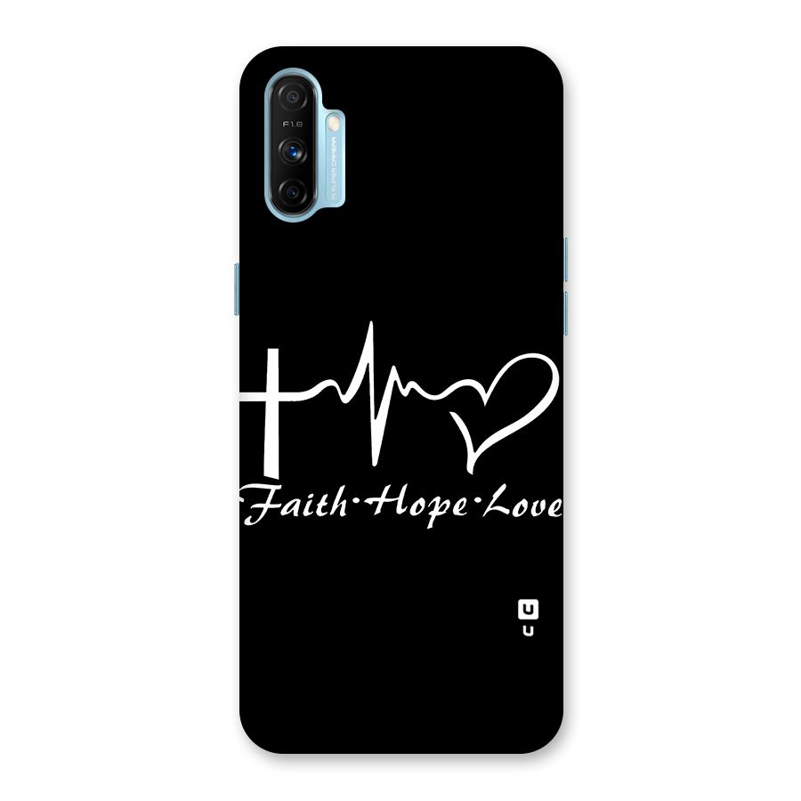 Faith Hope Love Heart Sign Back Case for Realme Narzo 20A