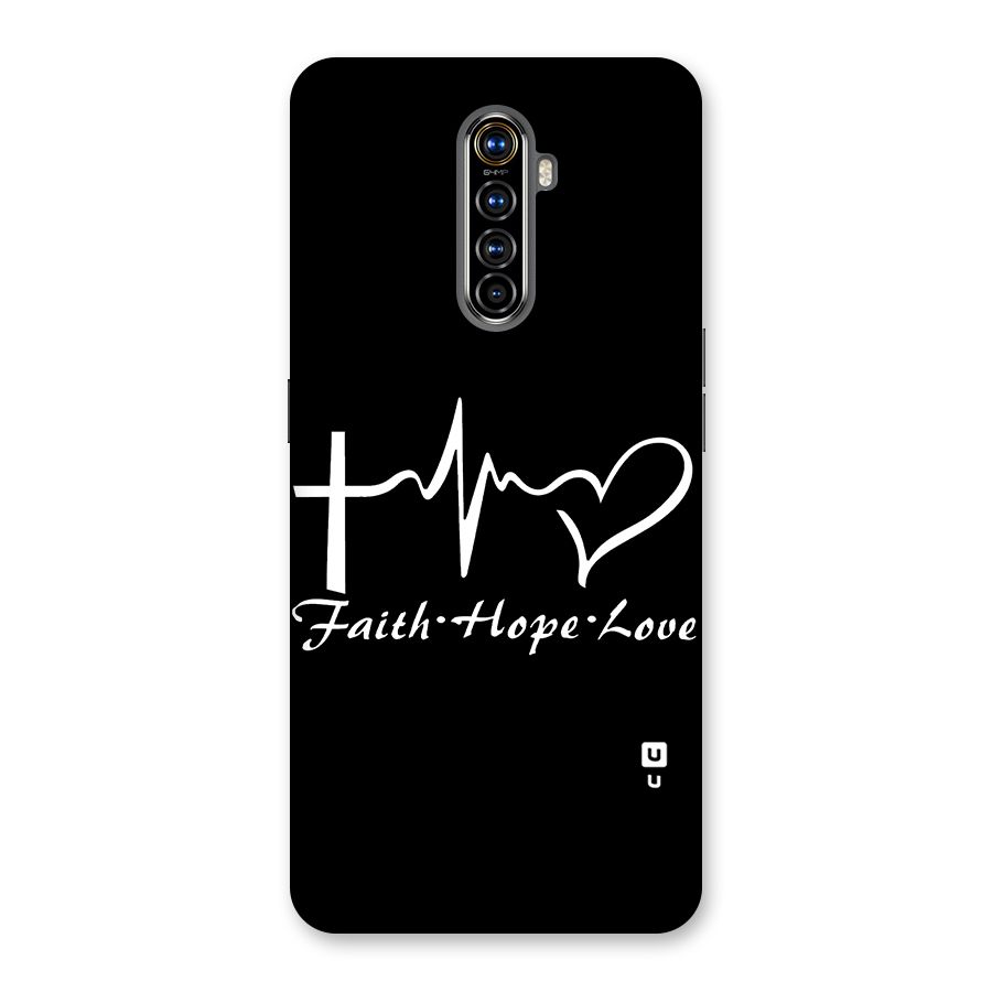 Faith Hope Love Heart Sign Back Case for Realme X2 Pro