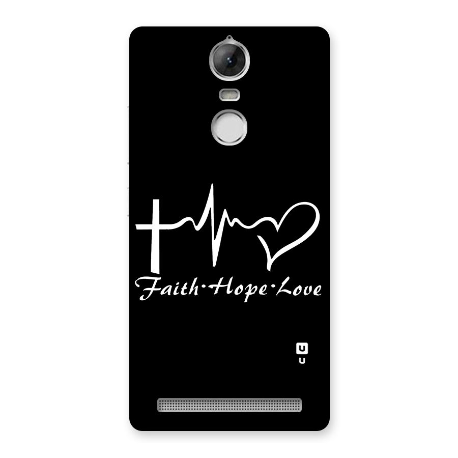Faith Hope Love Heart Sign Back Case for Vibe K5 Note