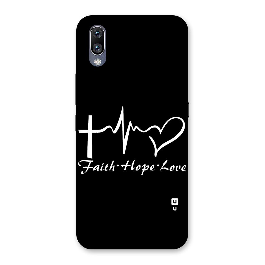 Faith Hope Love Heart Sign Back Case for Vivo NEX