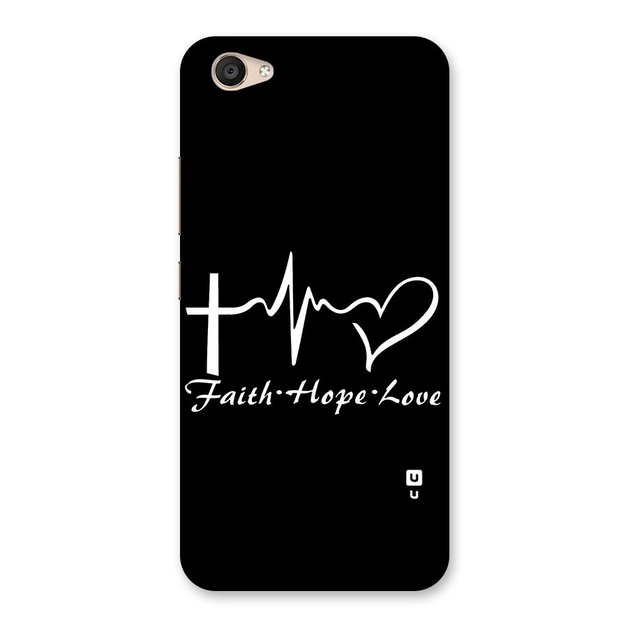 Faith Hope Love Heart Sign Back Case for Vivo V5 Plus