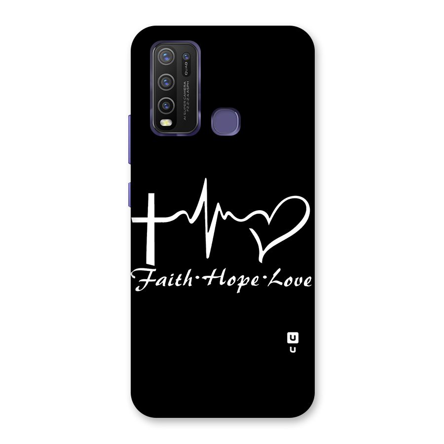 Faith Hope Love Heart Sign Back Case for Vivo Y50