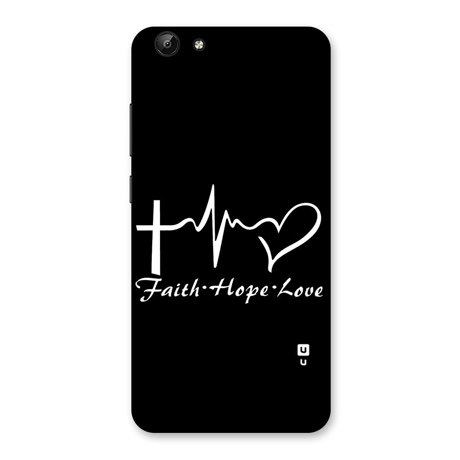 Faith Hope Love Heart Sign Back Case for Vivo Y69