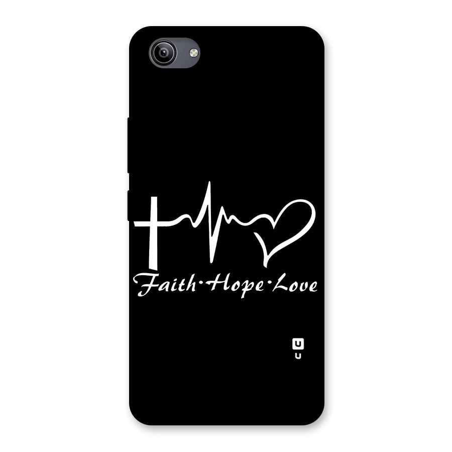 Faith Hope Love Heart Sign Back Case for Vivo Y81i