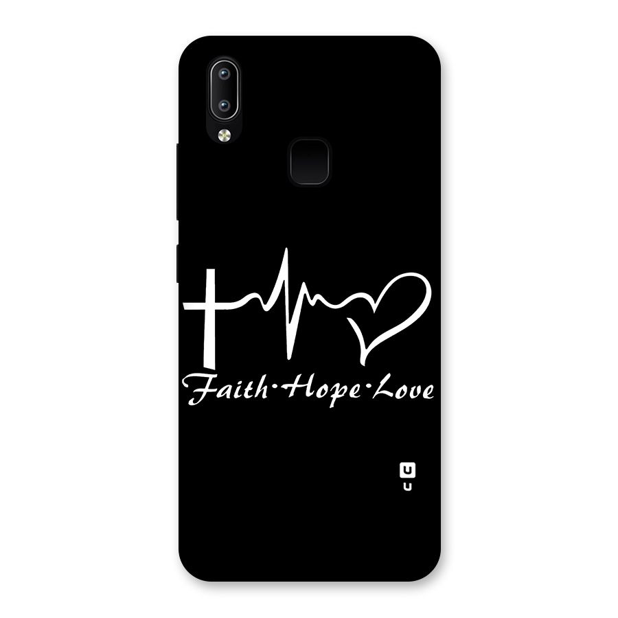 Faith Hope Love Heart Sign Back Case for Vivo Y93